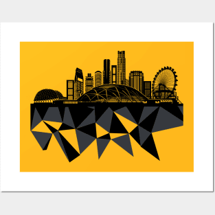 The Singapore Skyline Posters and Art